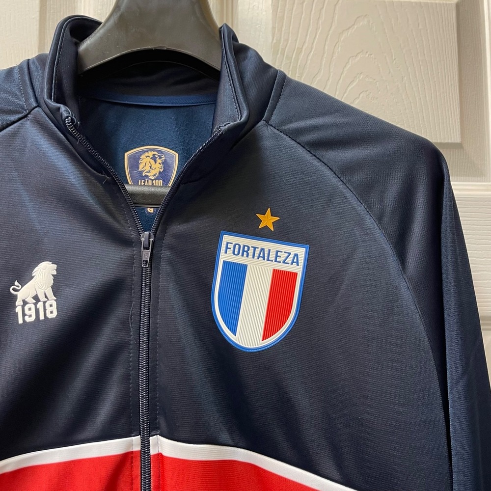 Leao 1918 Men's Large Fortaleza‎ Soccer Full Zip Track Jacket